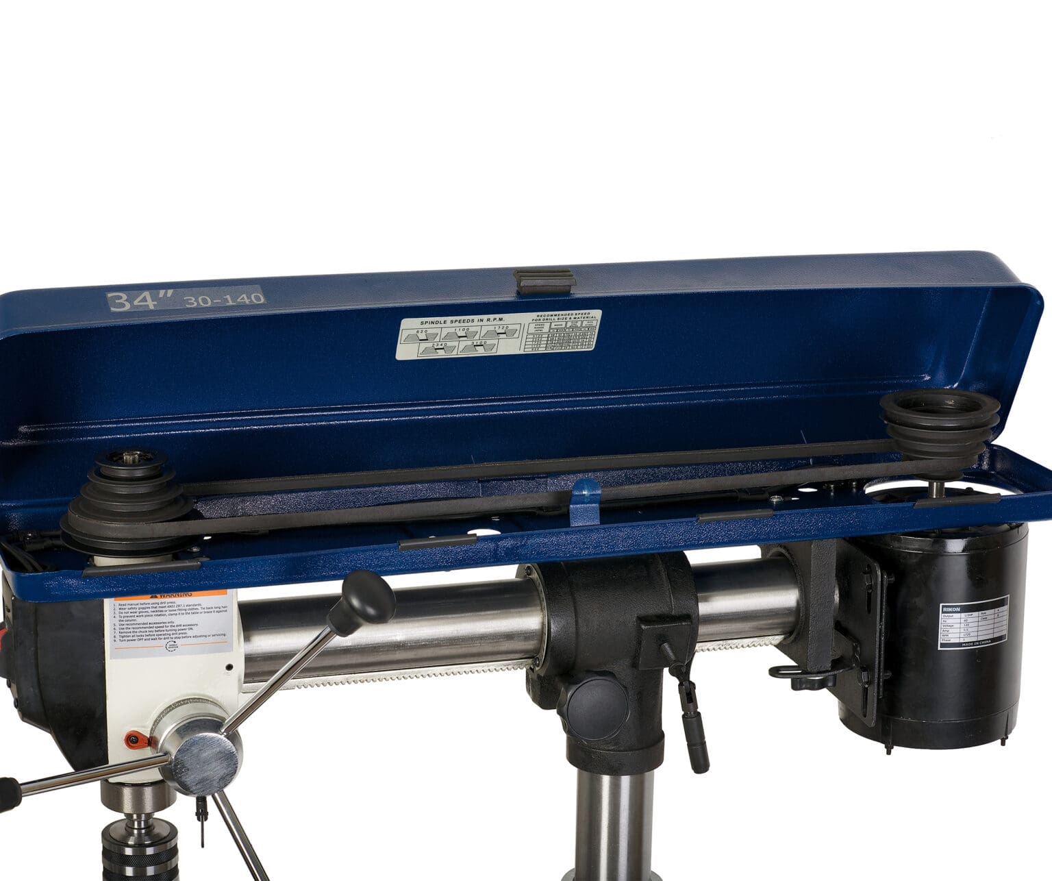 Model 30140 34" Benchtop Radial Drill Press Rikon Power Tools