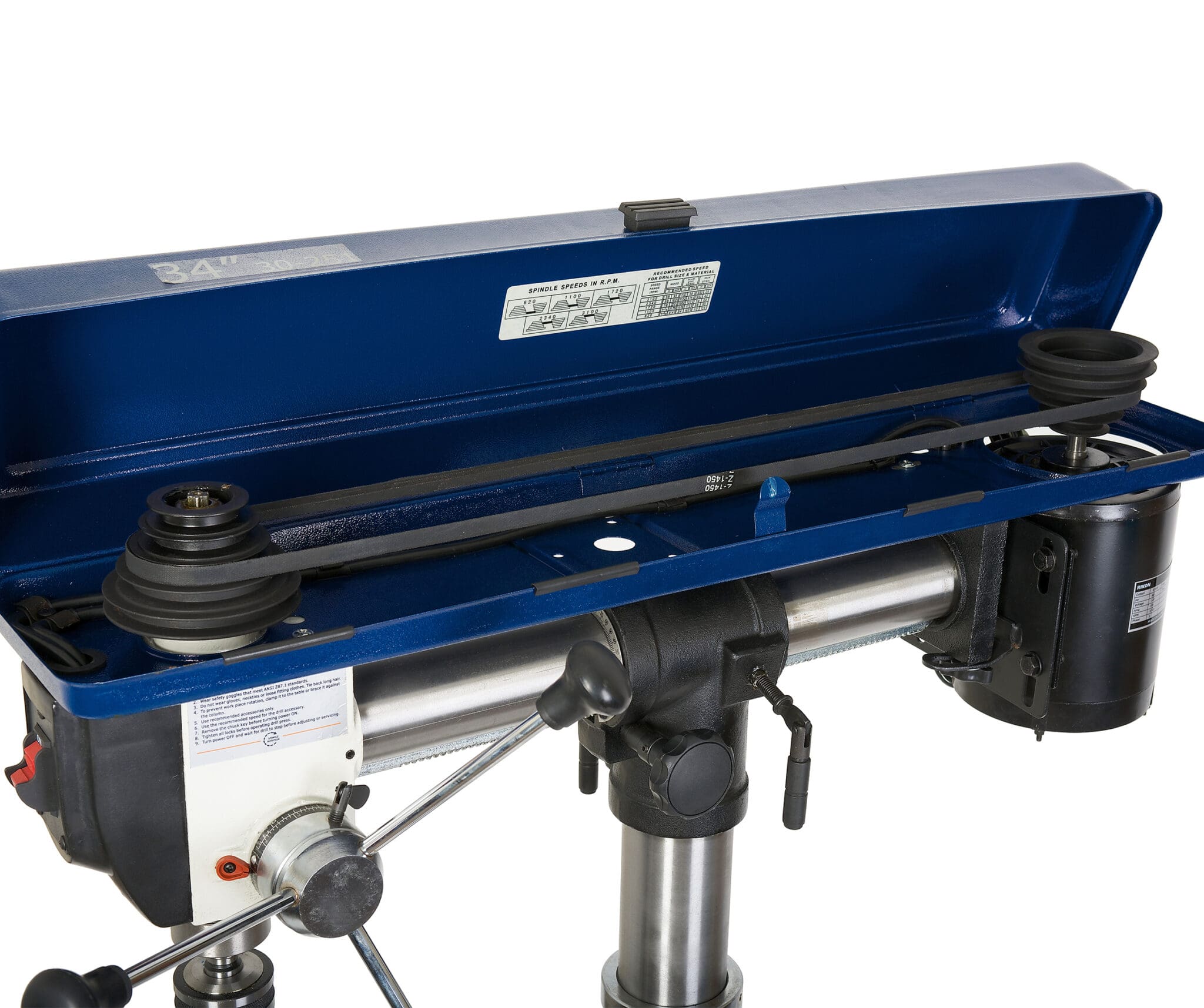 Model 30251 34" Radial Floor Drill Press Rikon Power Tools