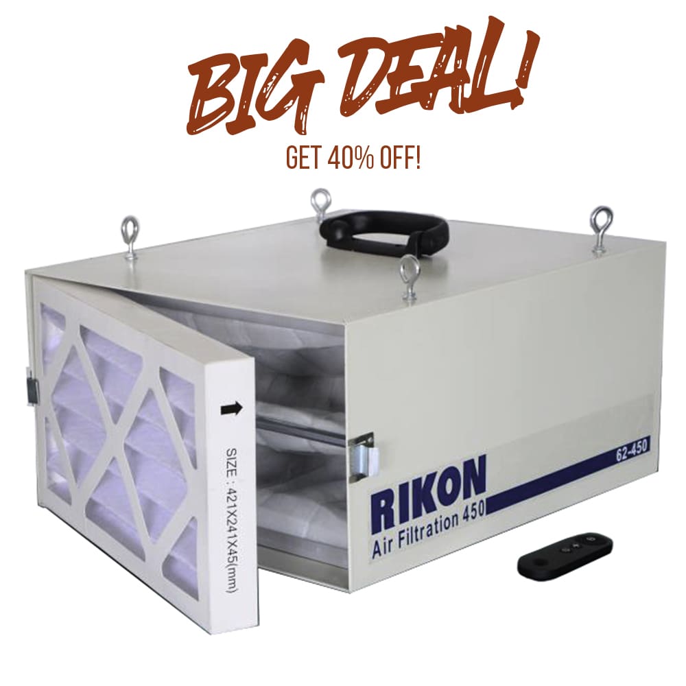 Model 62450 Air Filtration System Rikon Power Tools