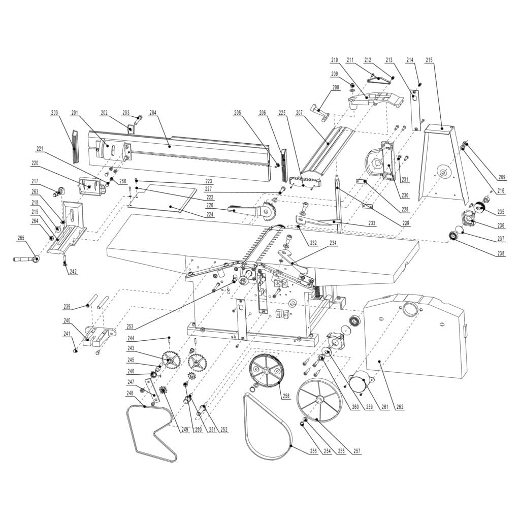 Model 25010 10″ Planer/ Jointer Rikon Power Tools