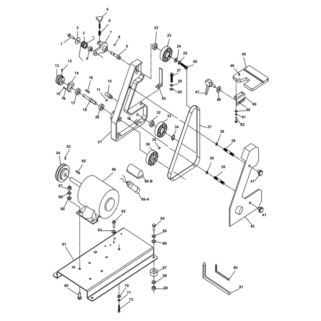 Model 50142 1" x 42" Belt / 8" Disc Sander Rikon Power Tools