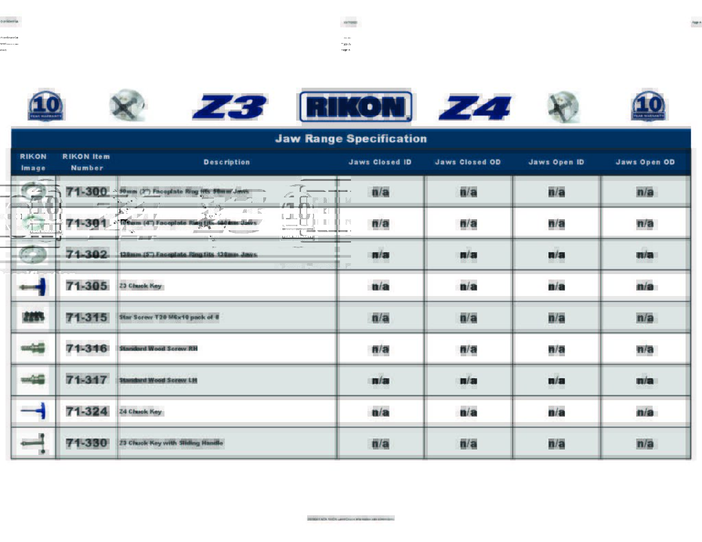 250924 RIKON RIKON Lathe Chuck Information with dimensions_Page_4
